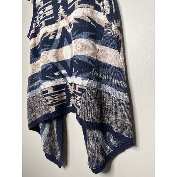 Democracy Women’s Open Cardigan Sleeveless Sweater Vest Pockets Medium Open Knit - Picture 11 of 16